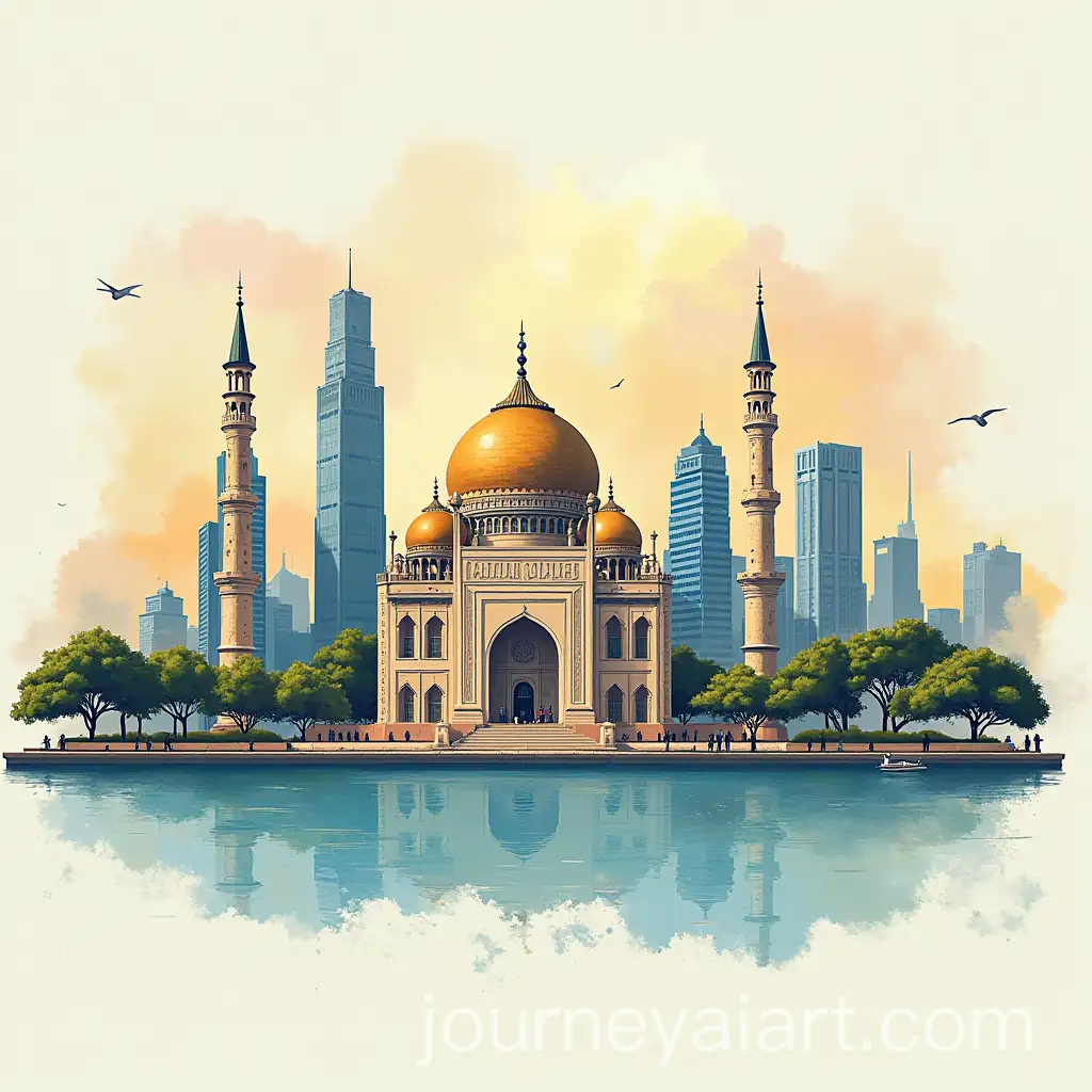 Professional-Wallpaper-Design-for-an-Abroad-Institute-with-Global-Landmarks