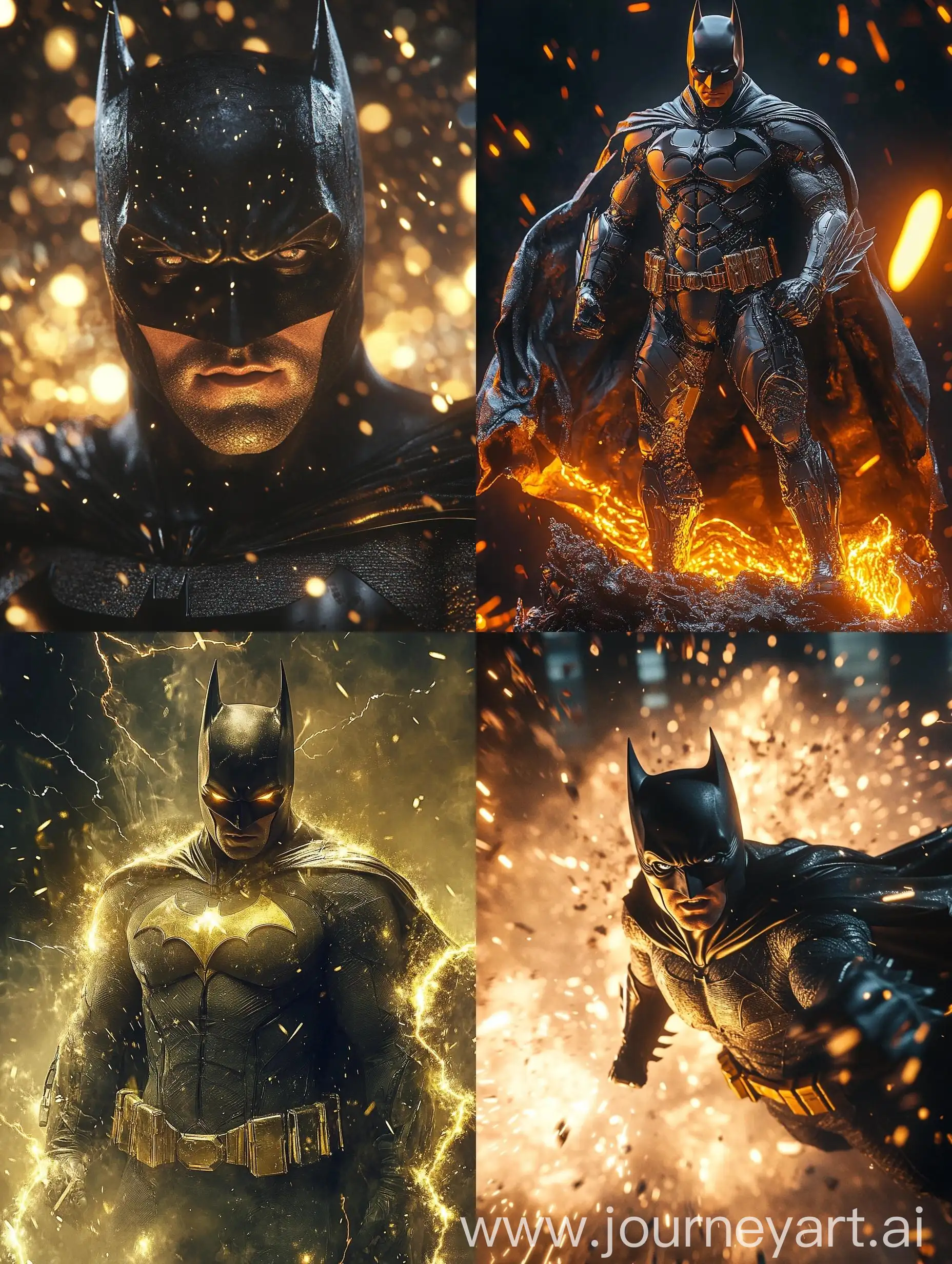 Batman-in-Space-with-Glossy-Dynamic-Lighting-Explosion