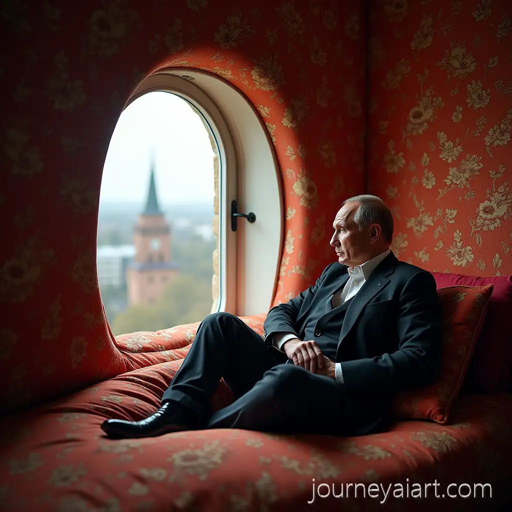 Vladimir-Putin-Sitting-Inside-the-Ginger-Tower-in-Saint-Petersburg