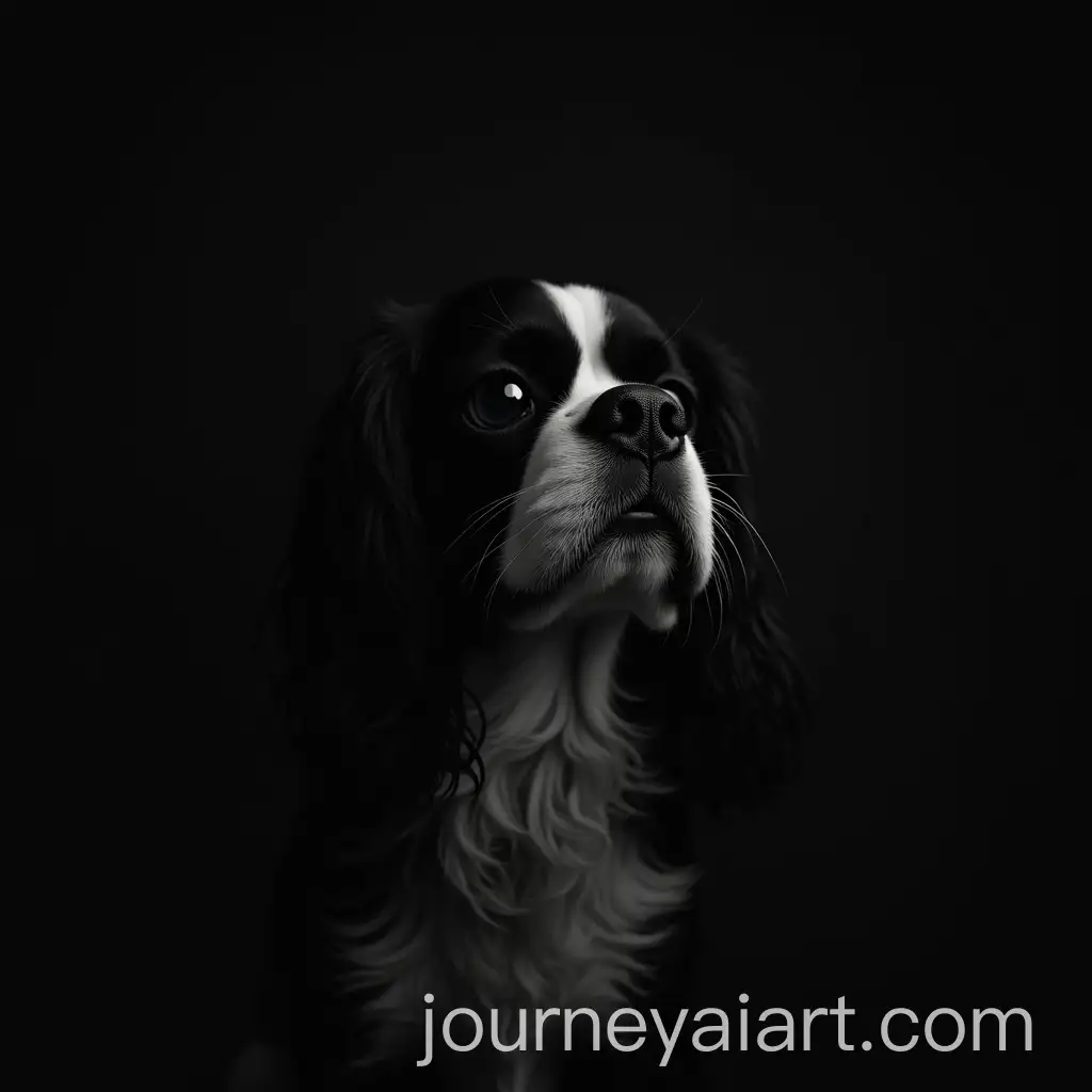 Cavalier-King-Charles-Spaniel-in-Film-Noir-Aesthetic