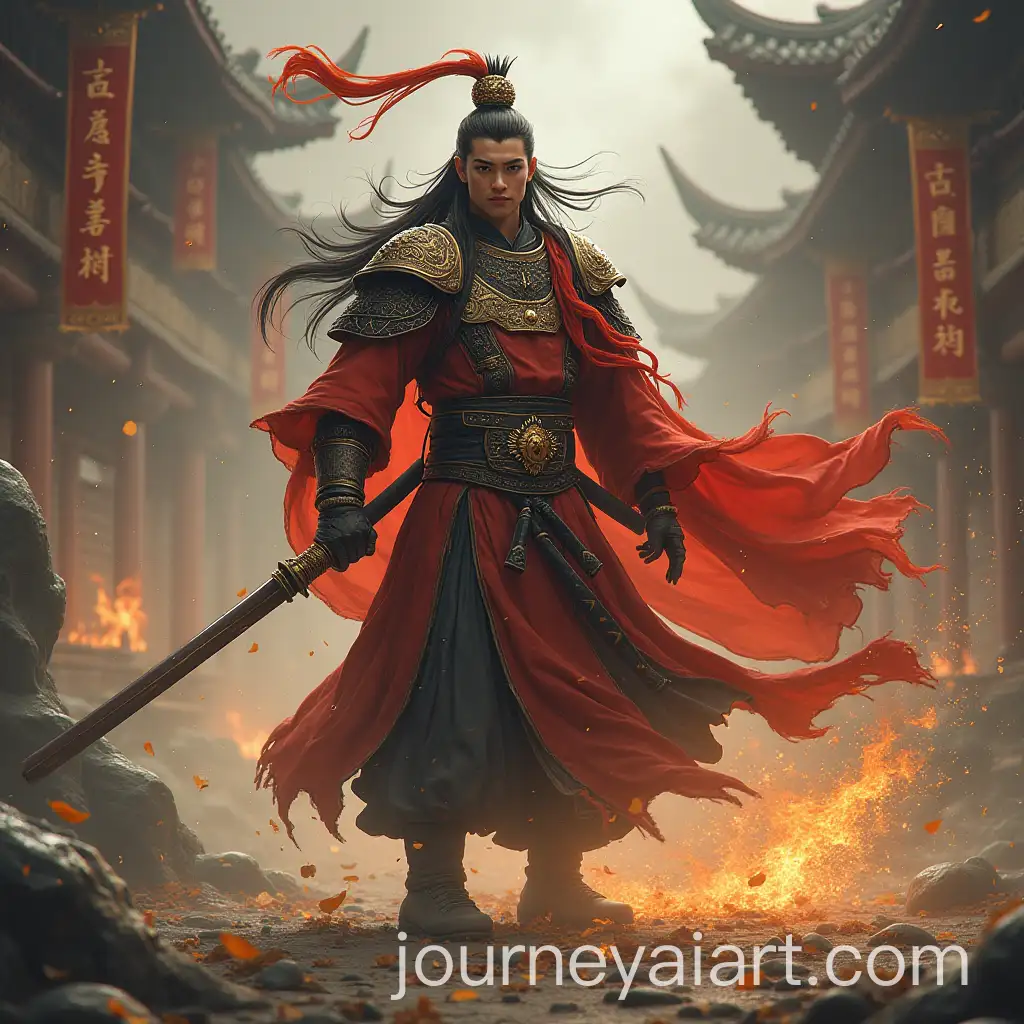 Dynamic-Portrait-of-Tengen-Uzui-in-Action