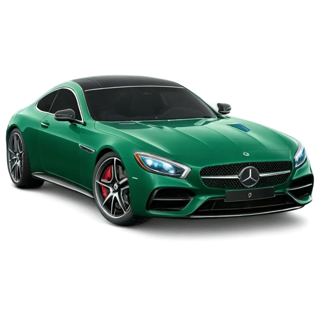 pinegreen mercedes benz super car 3d