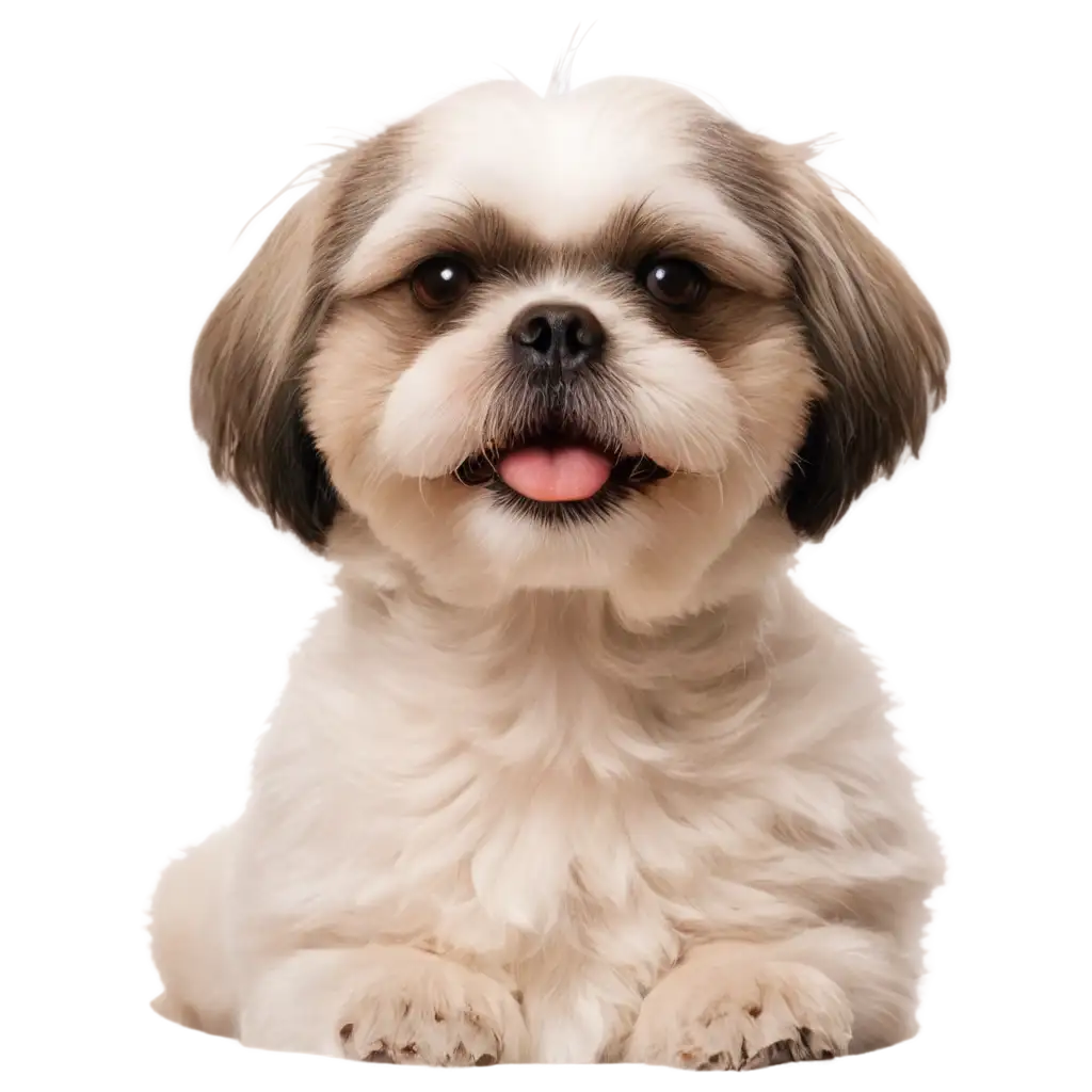 Smiling-Shih-Tzu-Dog-PNG-Image-Cheerful-Pet-Illustration-for-Digital-Projects