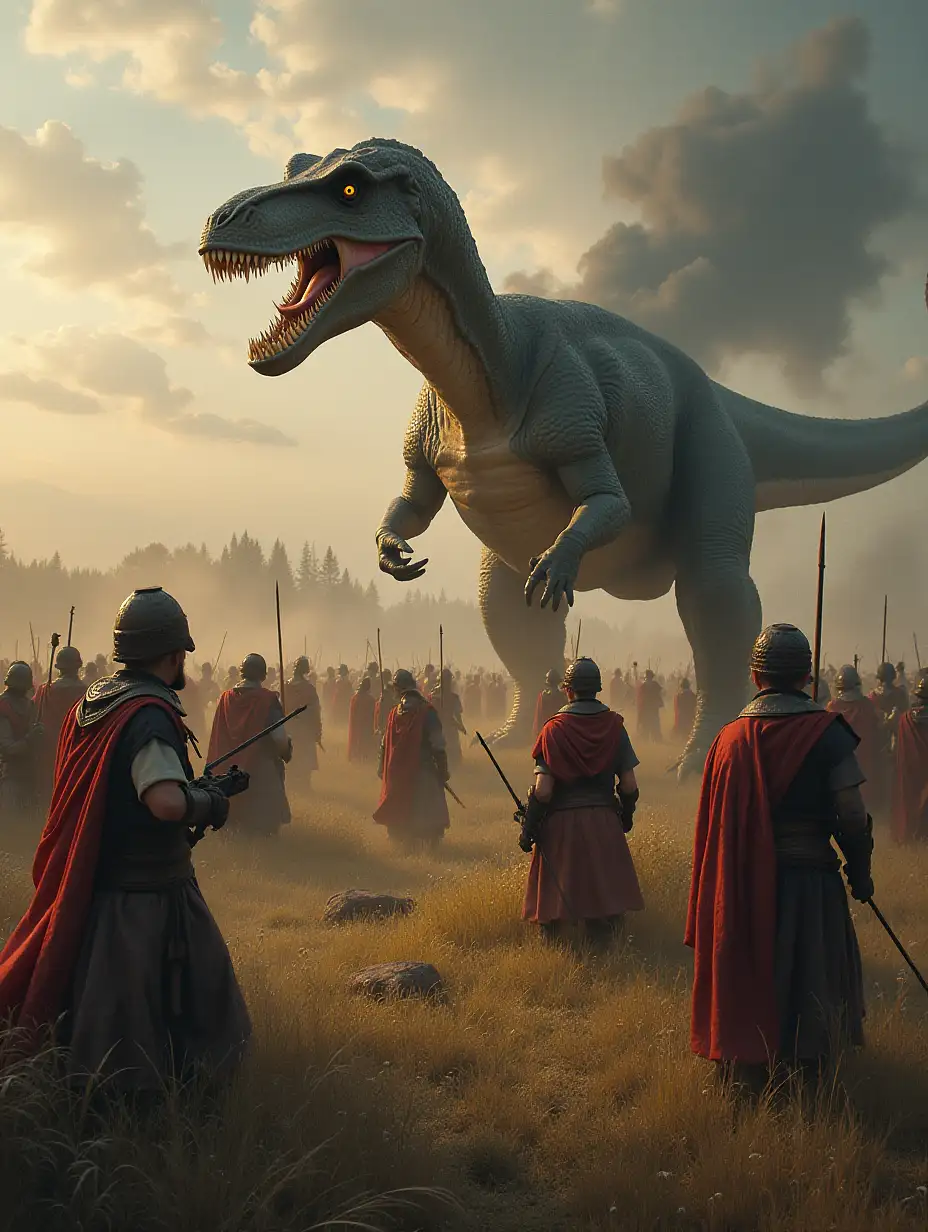 Epic-Battle-Between-Ancient-Belarusians-and-Dinosaurs