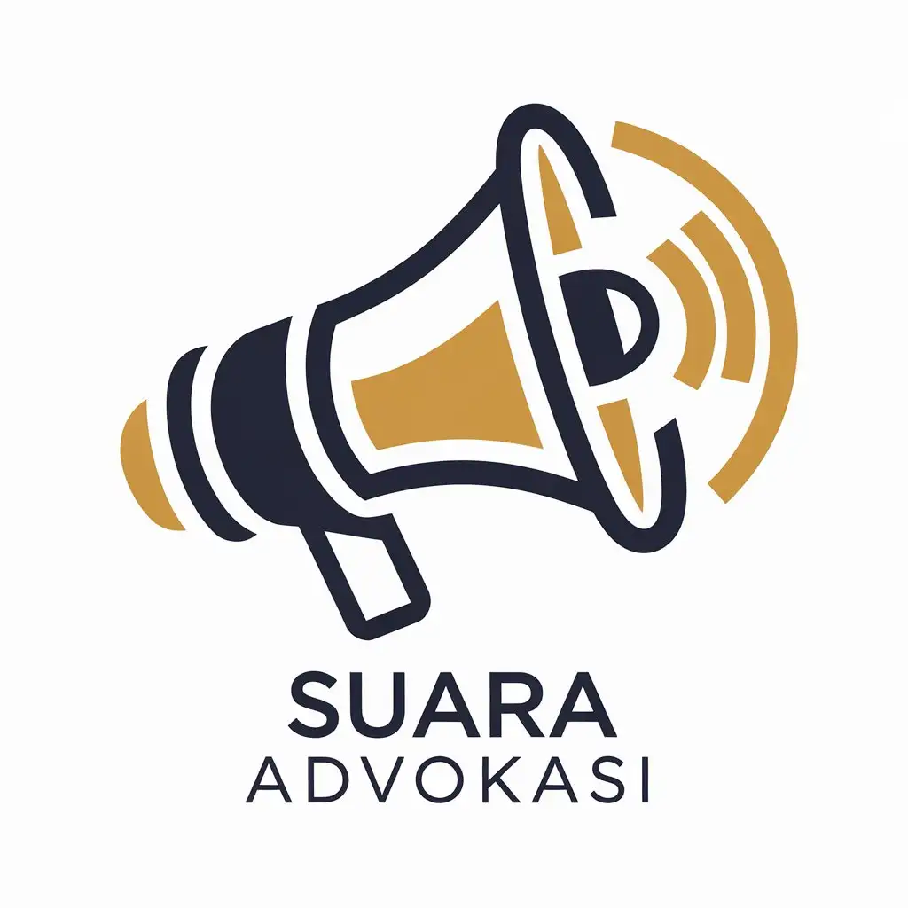 LOGO-Design-for-Suara-Advokasi-Microphone-or-Megaphone-Symbol-in-Moderate-Style