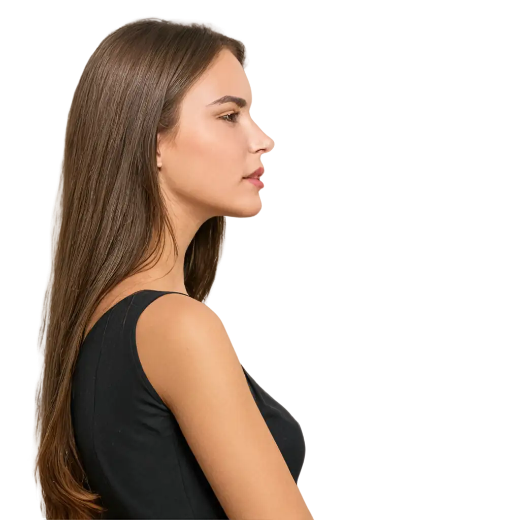 Beautiful-Girl-Profile-Just-Face-PNG-Stunning-Image-for-Online-Use