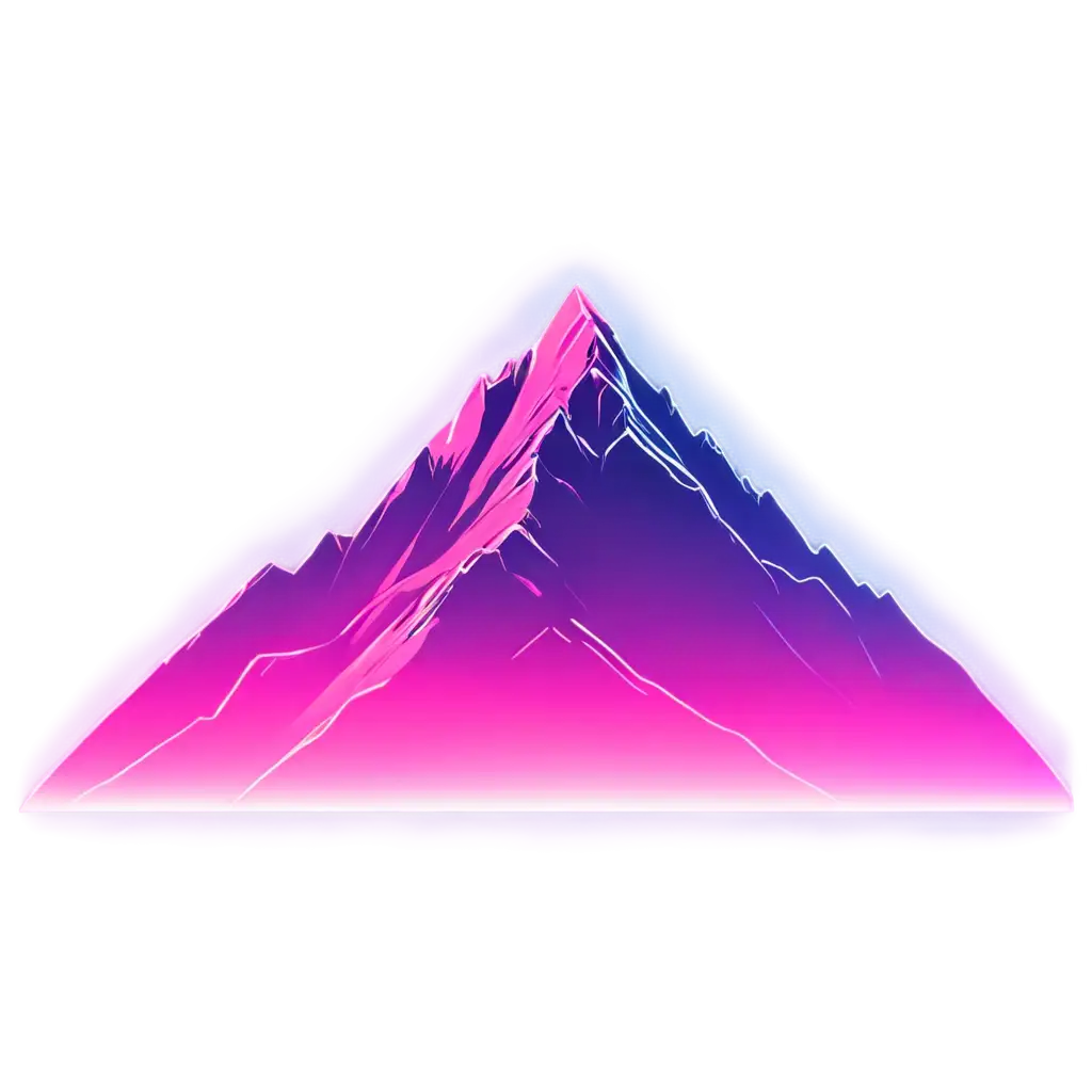 Glowing-Neon-Mountain-Peak-PNG-with-Vibrant-Pink-Purple-and-Blue-Gradients-for-Logo-Design