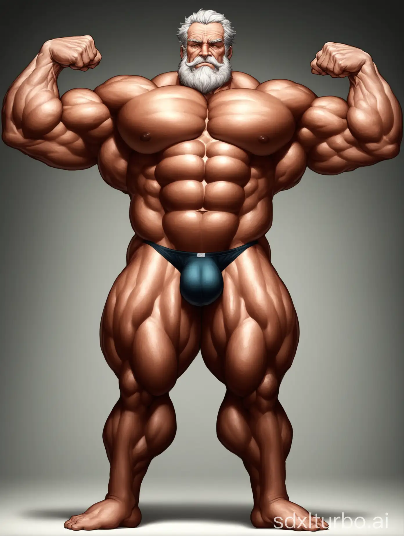 Muscular-Old-Man-Showing-Giant-Biceps-in-Underwear