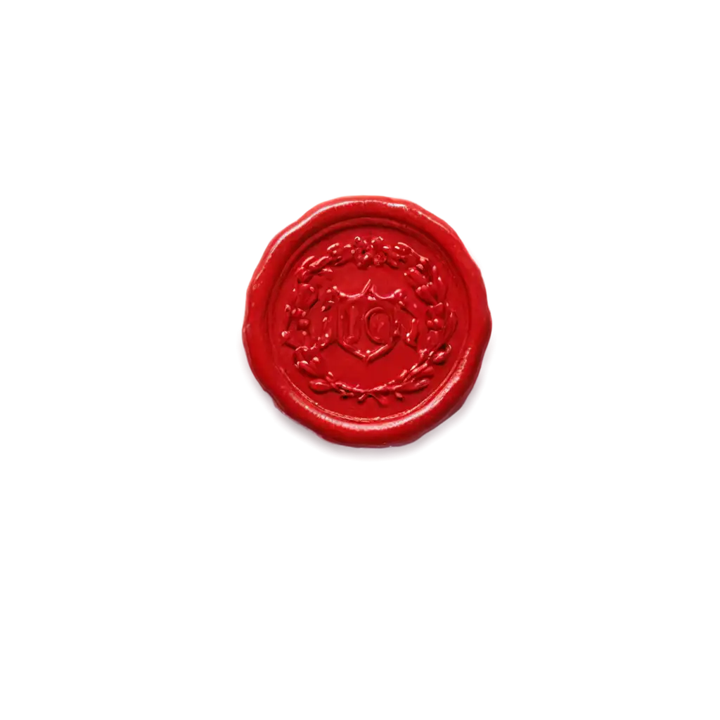 Old-Postal-Red-Wax-Seal-PNG-Vintage-Elegance-for-Digital-Creations