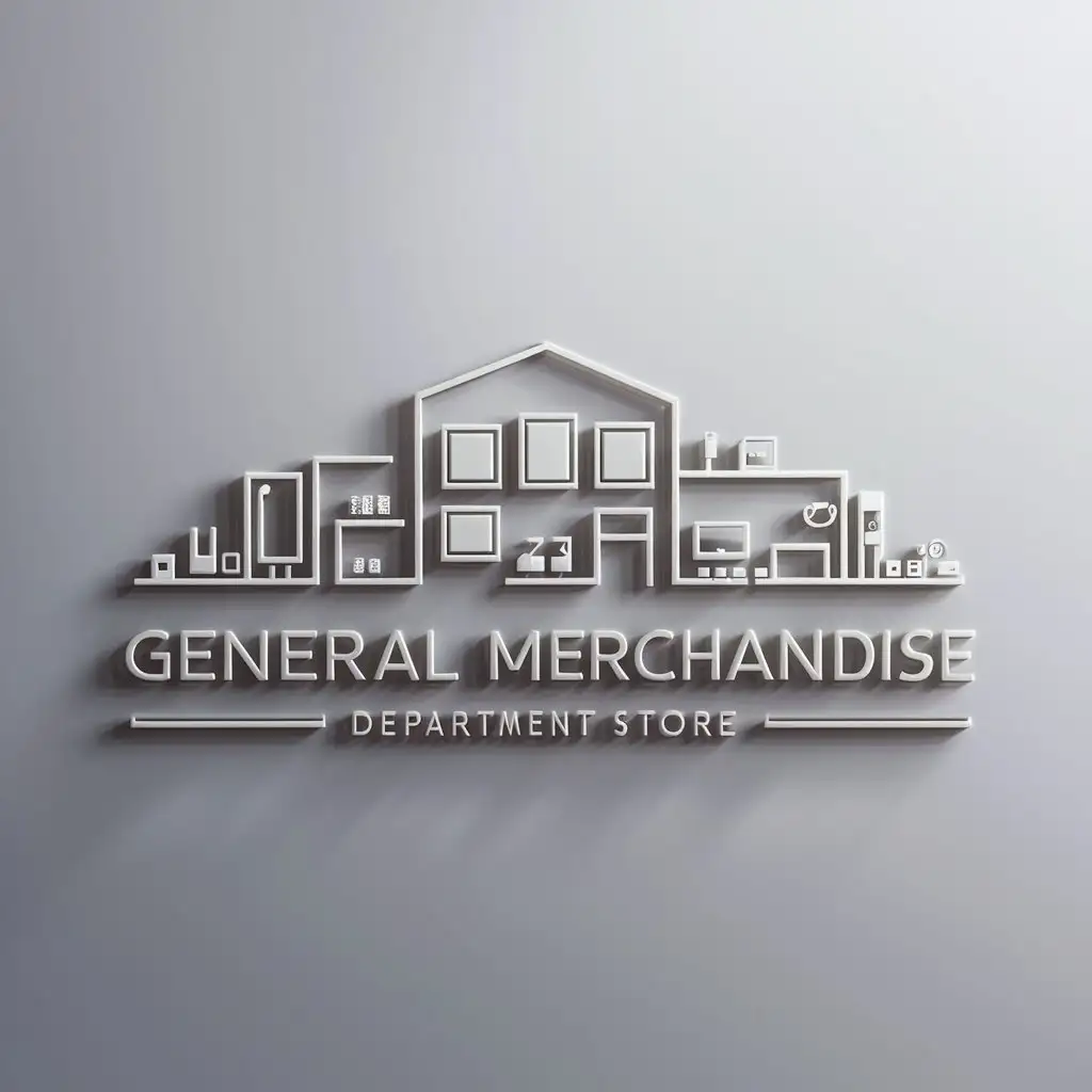 LOGO-Design-For-General-Merchandise-Department-Store-Electronics-Small-Goods-Theme