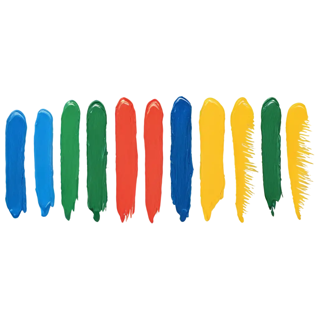 Vibrant-PNG-Image-of-Colorful-Brush-Strokes-on-White-Background