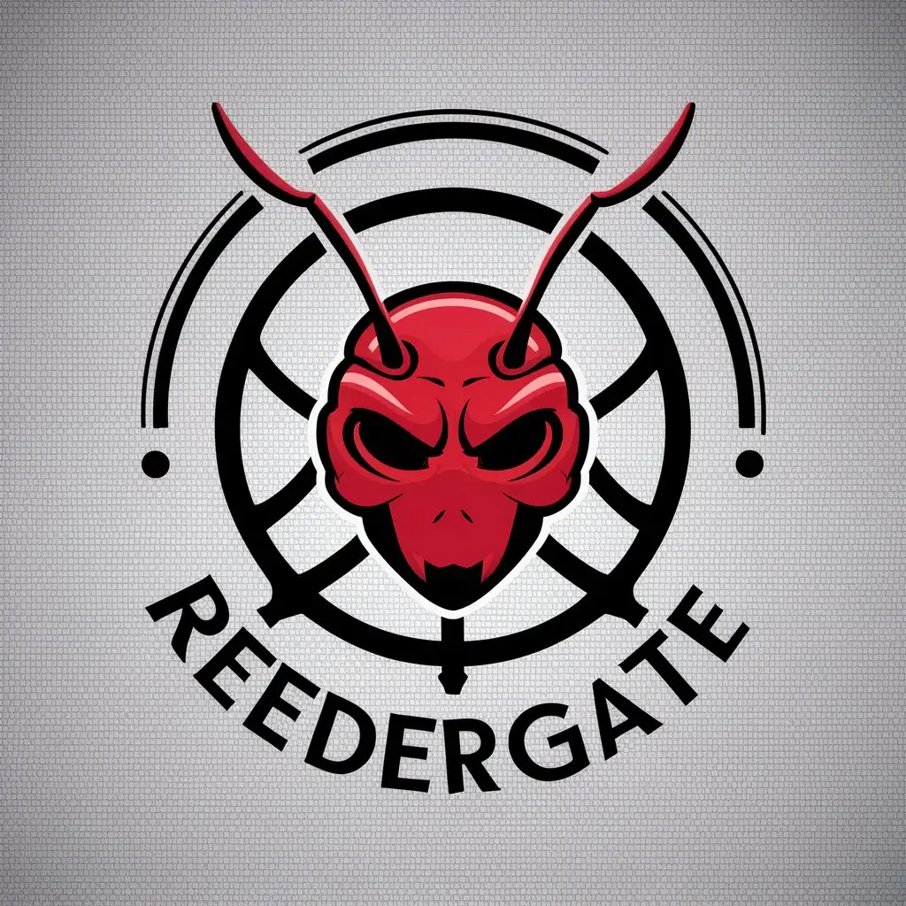 LOGO-Design-For-RedErgate-Red-Ant-Head-in-Steam-Punk-Style-for-Diverse-Applications