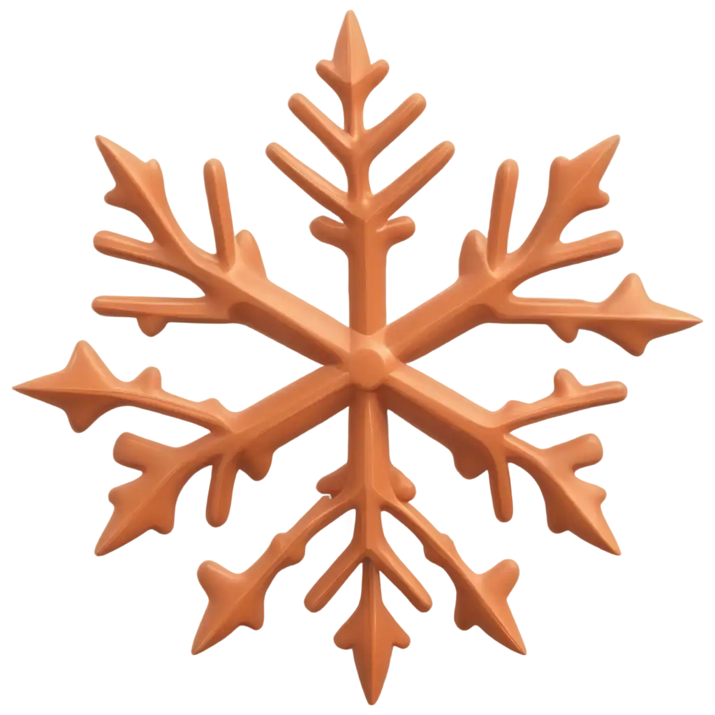 Cartoon-3D-Snowflake-PNG-Image-Playful-and-Detailed-3D-Illustration