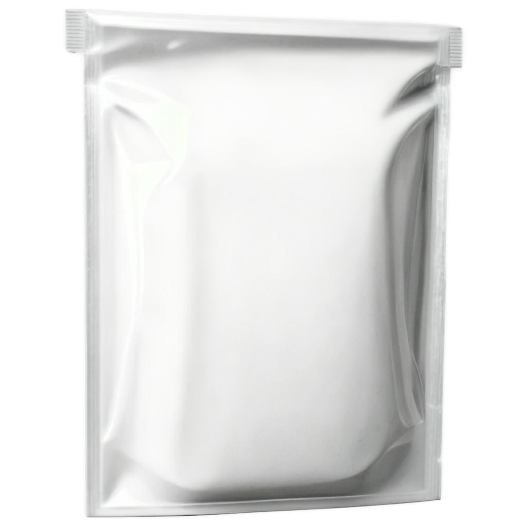 Blank-White-Pouch-With-Ziplock-Enclosure-Perfect-For-Carrying-Sauces-Mayonnaise-Or-Ketchup-PNG-Vector-Image