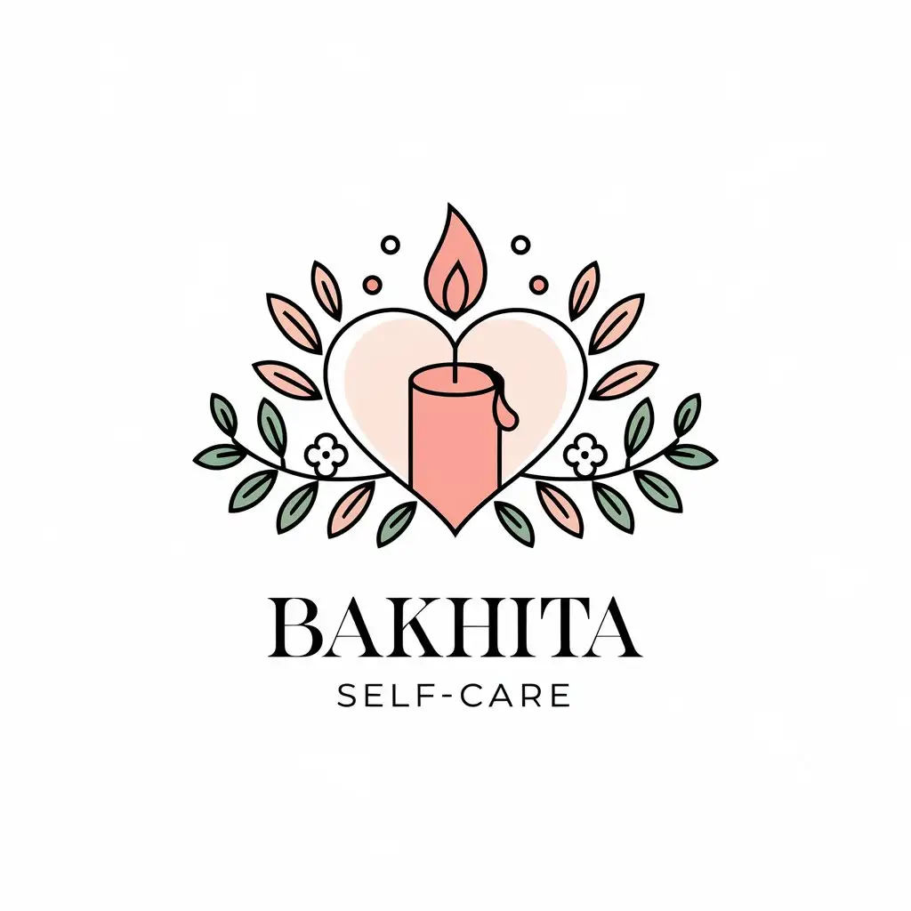 LOGO-Design-for-Bakhita-SelfCare-Candle-with-Nature-and-Tenderness-Theme