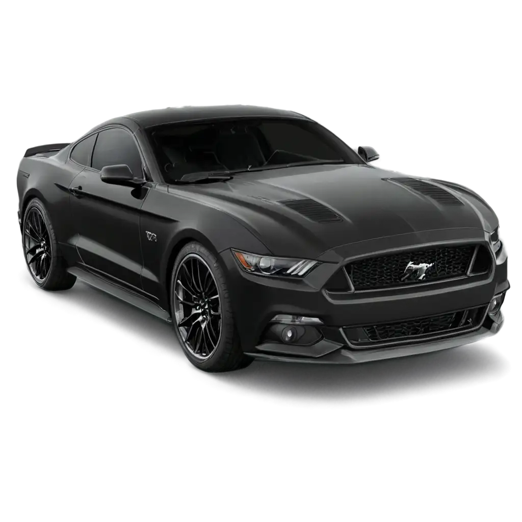 HD-Black-Mustang-PNG-Image-in-London-City-HighQuality-Graphic-for-Diverse-Applications