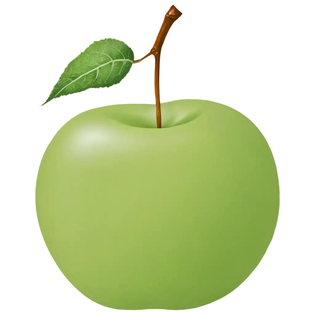 apple fruit with simple color for kids