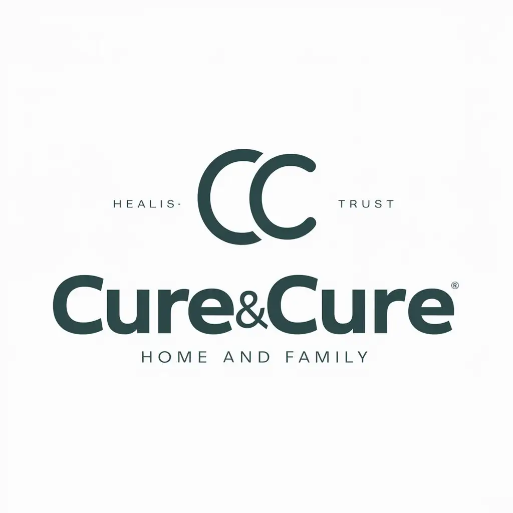 a logo design,with the text "Cure&Cure", main symbol:Cure&Cure,Moderate,be used in Home Family industry,clear background