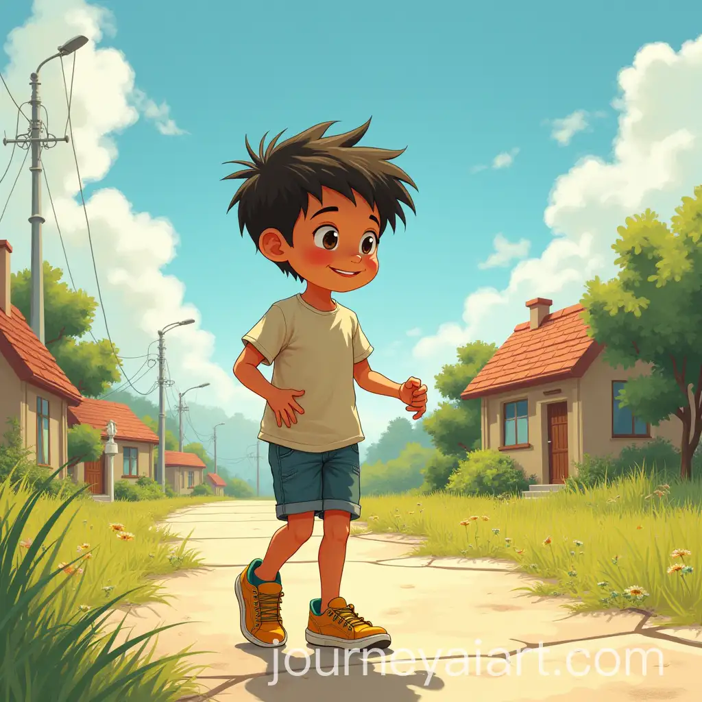 A-Little-Boys-Adventure-in-a-Sunny-Small-Town