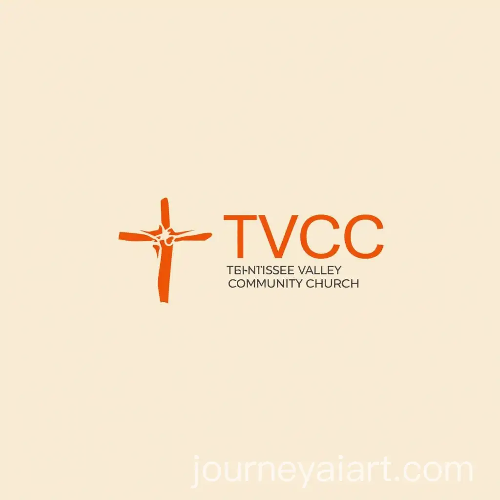 Modern-Sleek-Logo-Design-for-TVCC-Tennessee-Valley-Community-Church-with-Orange-Color-Scheme