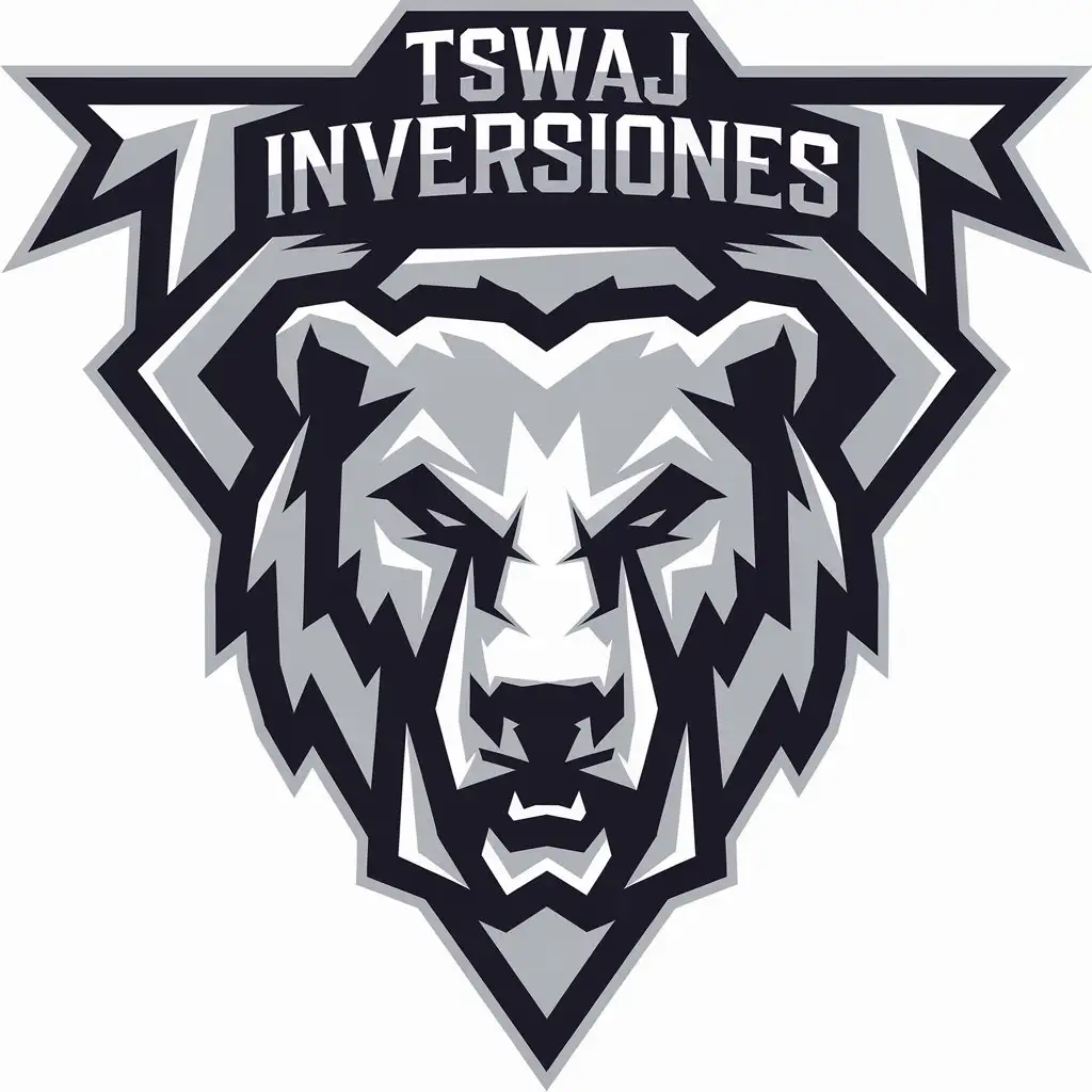 LOGO Design for TSWAJ INVERSIONES Vector Logo Featuring Touro Urso for Finance Industry