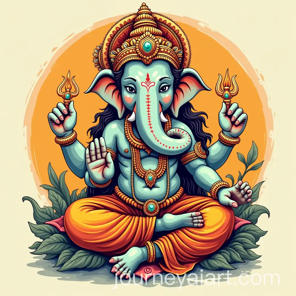 Vibrant-HinduInspired-Graphics-with-Intricate-Designs
