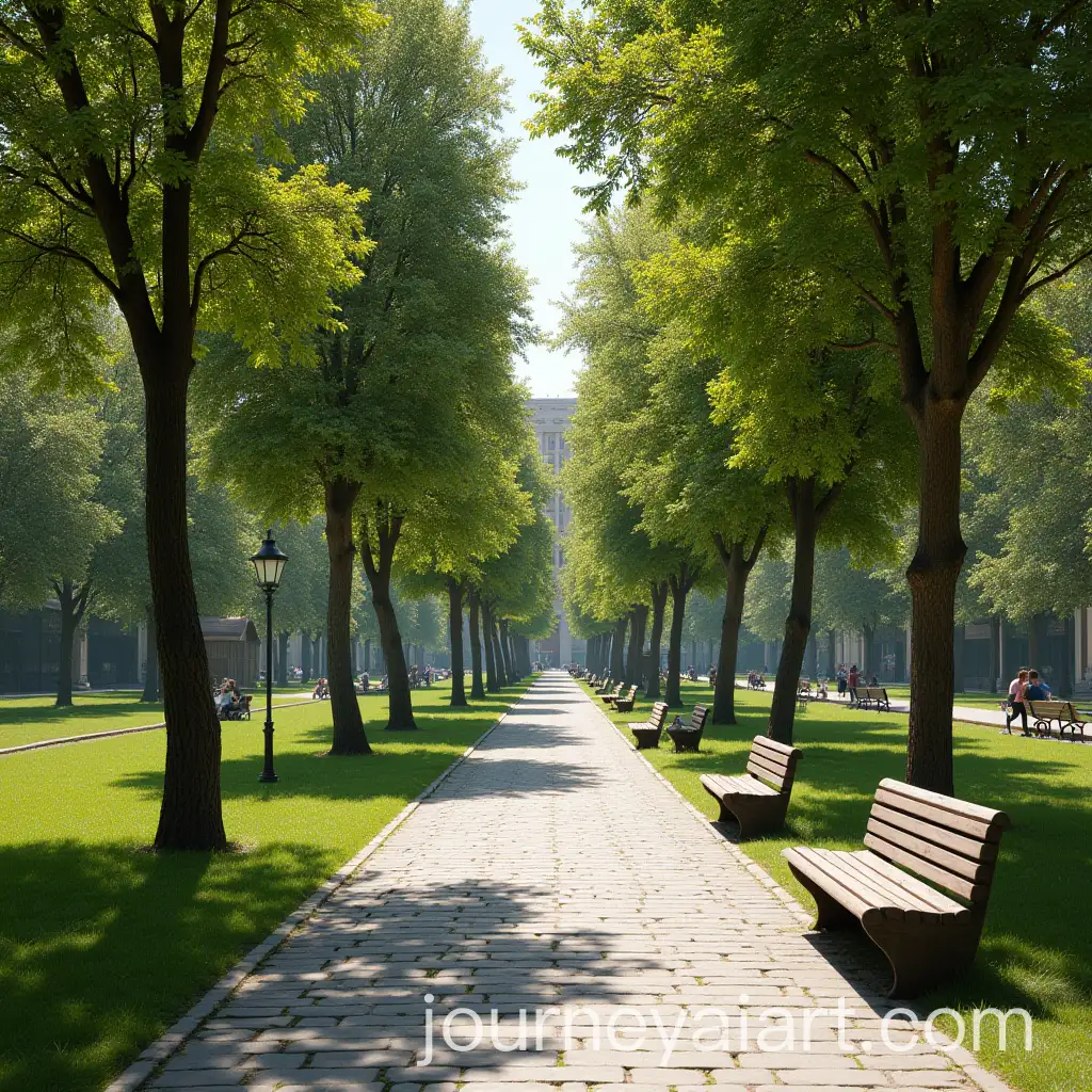 Scenic-Spanish-Park-with-Benches-and-Promenade