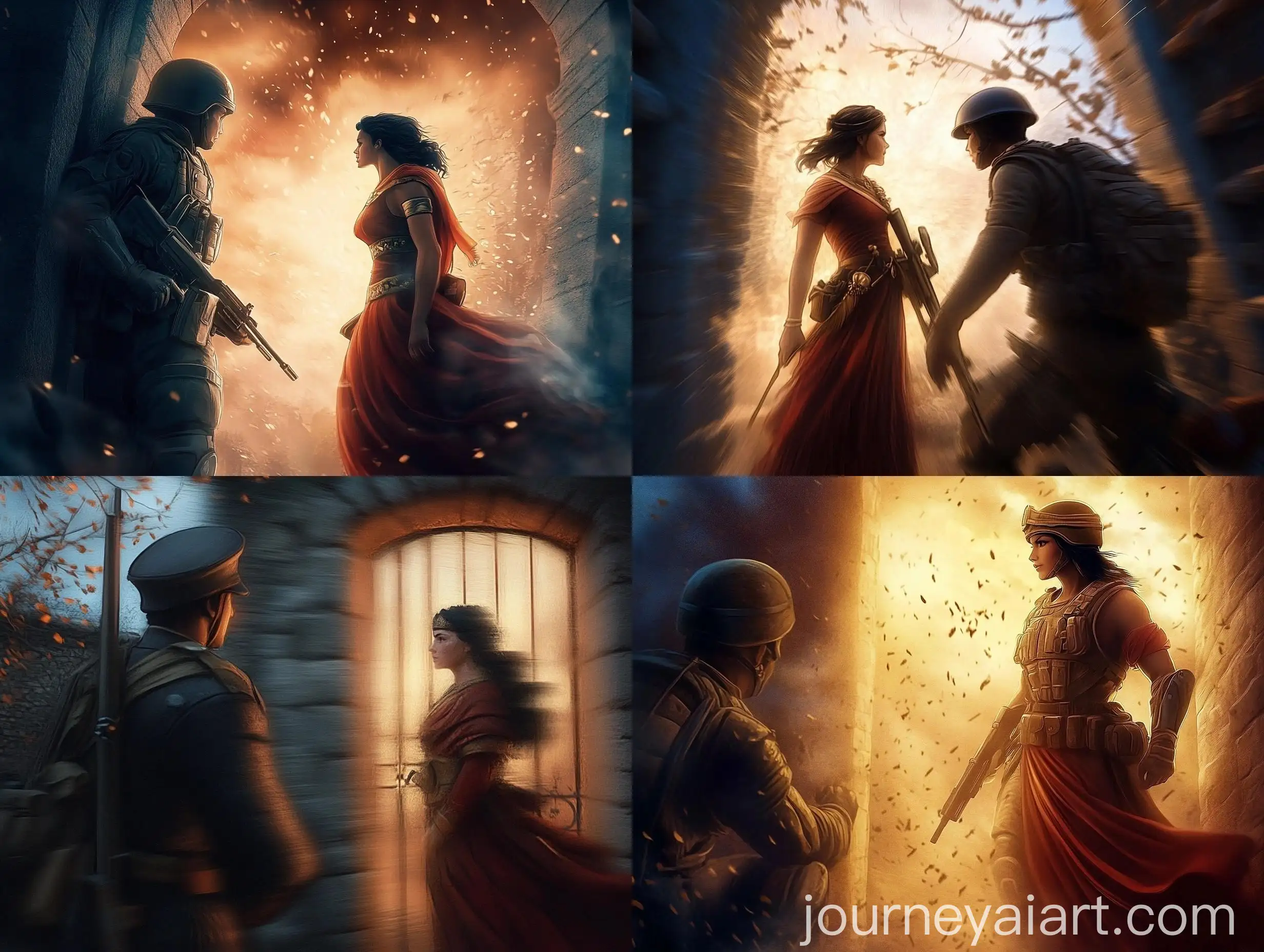 Soldier-in-Small-Movement-Effect-with-Light-Shifts