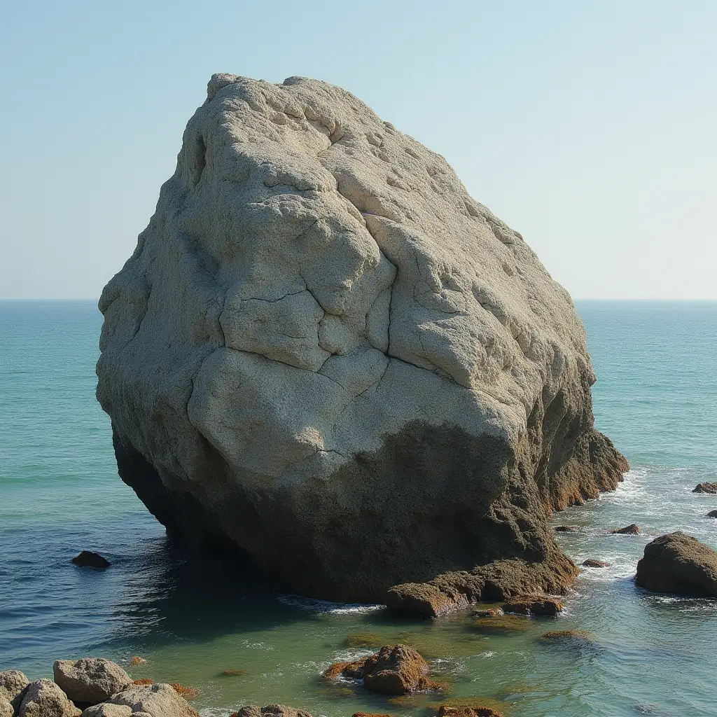 a rock