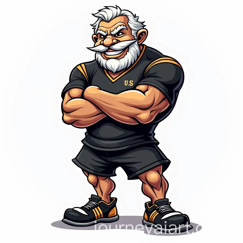 Muscular-Grandpa-Mascot-of-Cear-Sporting-Club-in-Gym-Pose