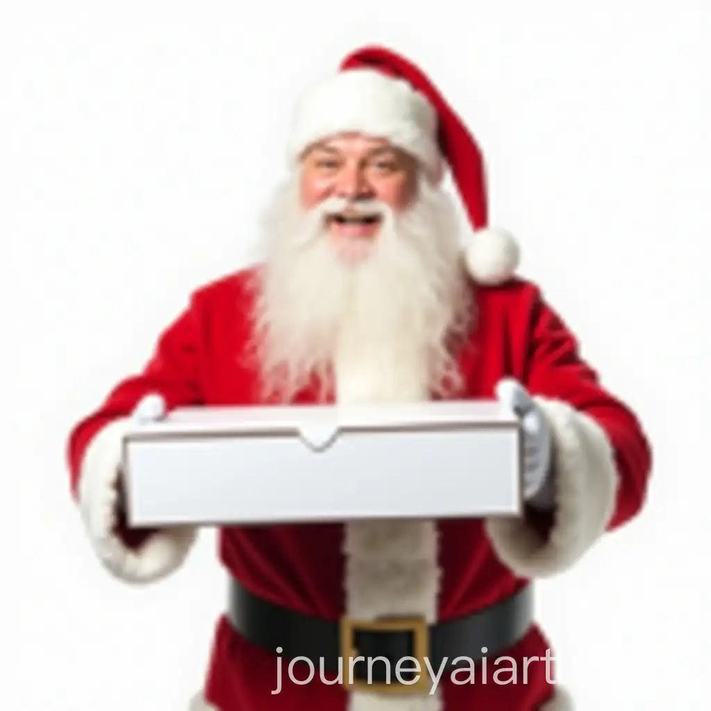 Santa-Claus-Holding-a-White-Pizza-Box-with-a-Joyful-Expression