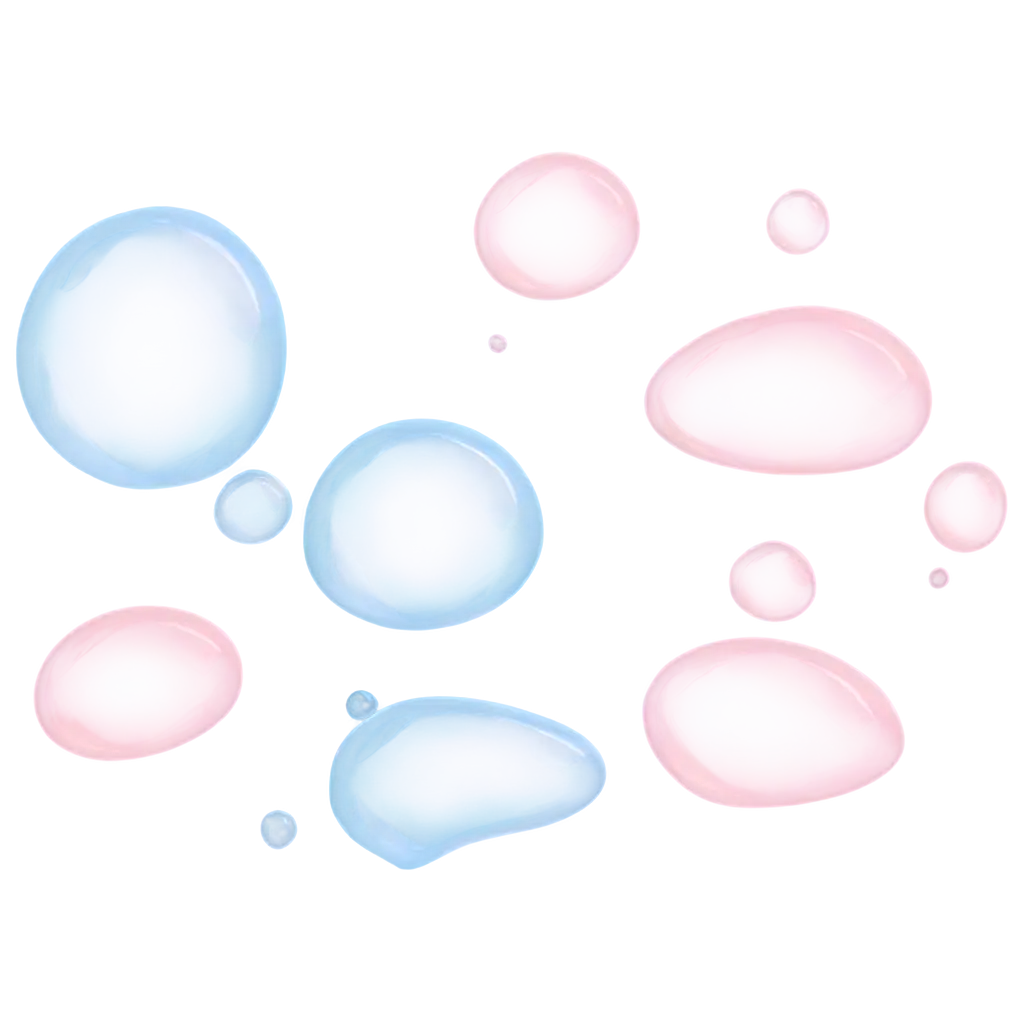 pink and blue bubbles with a sepia brown background and artistic brush effect, use many bubbles