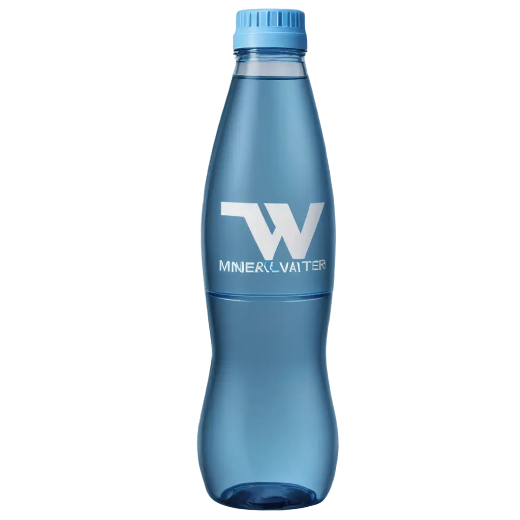 HighQuality-PNG-Image-of-a-Mineral-Water-Bottle-with-TW-Brand-Name-for-Versatile-Usage