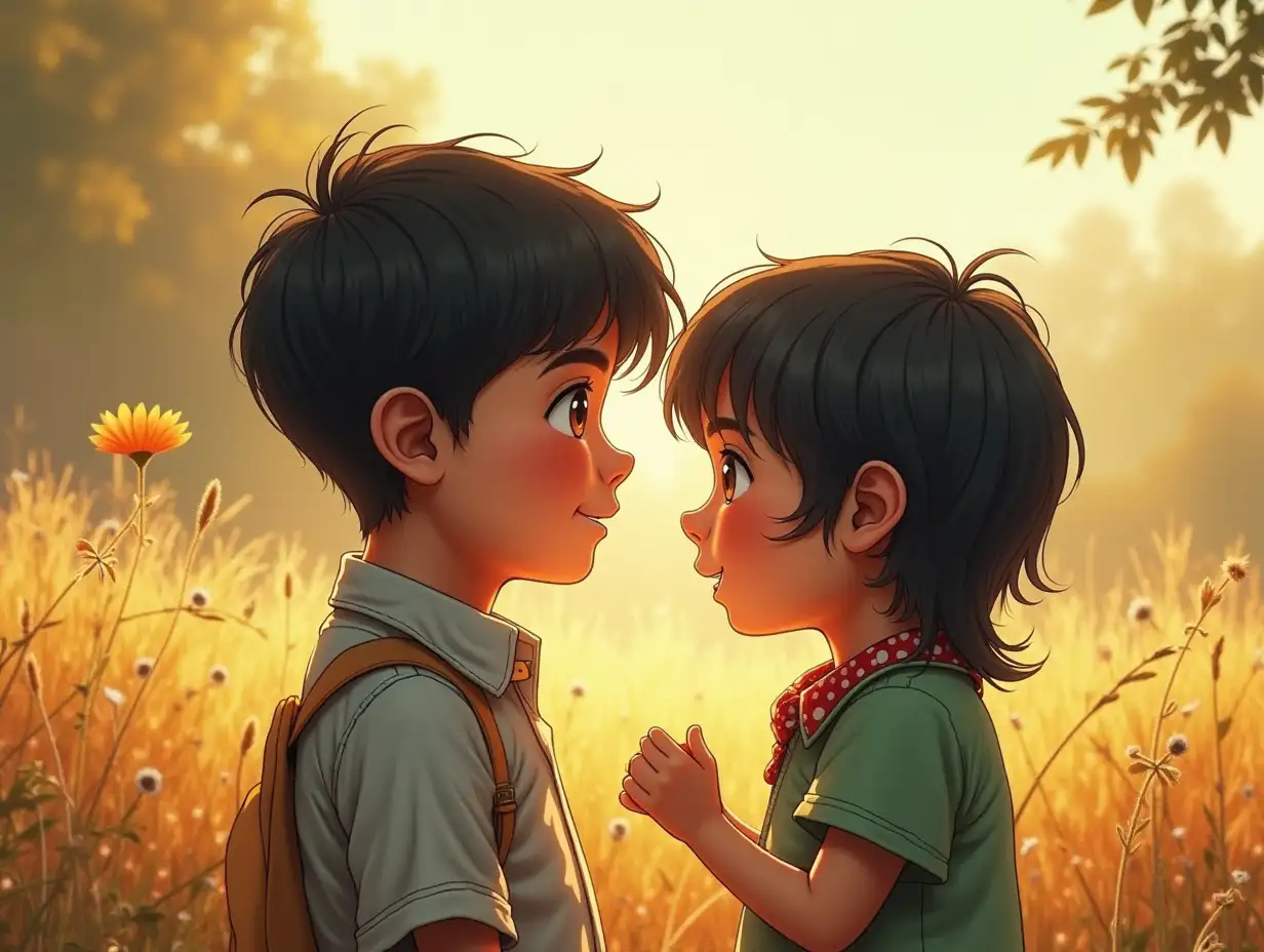 story of a small village where two little boy friends, Aarav and Sia, were very close. They went to school together, played together, and shared every happiness and sorrow together. As they grew up, a special feeling developed between them, but neither ever said it in words.