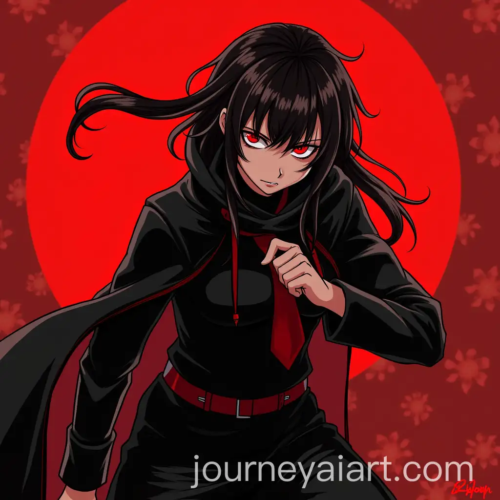 Intense-Anime-Character-in-Red-and-Black-Preparing-for-Battle
