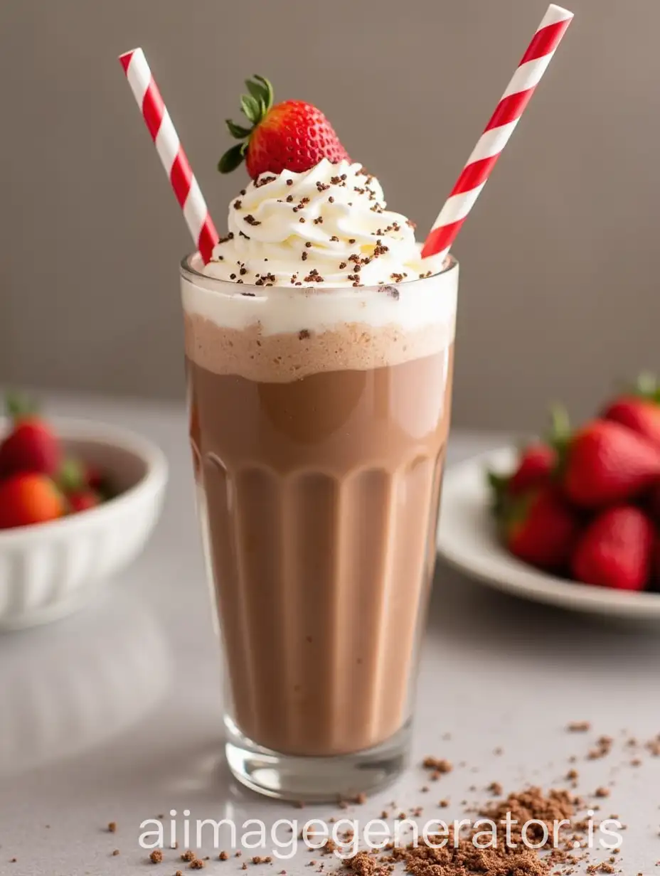 Chocolate-Milkshake-with-Red-Straw-in-a-Classic-Diner-Setting