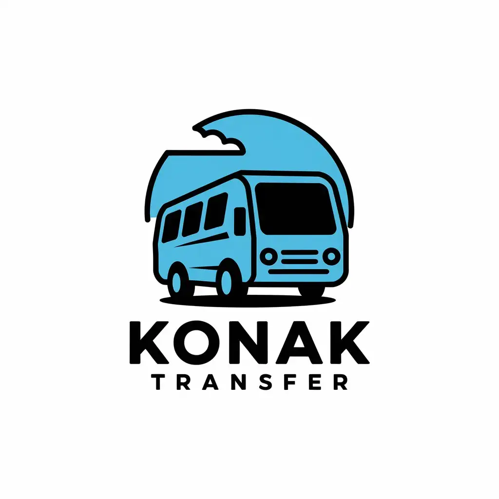 LOGO-Design-for-Konak-Transfer-Moderate-Mini-Bus-Symbol-for-Travel-Industry