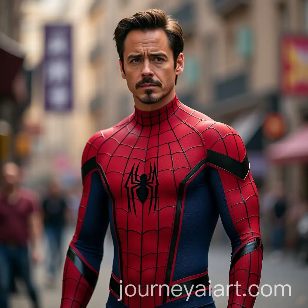 Robert-Downey-Jr-as-SpiderMan-in-a-Dynamic-Action-Pose