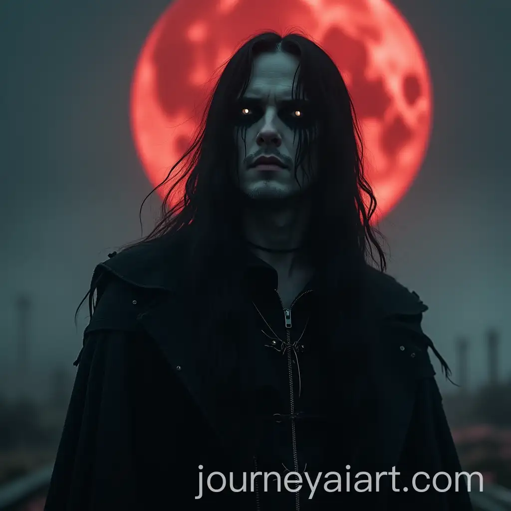 Dark-Gothic-Metal-Singer-in-Haunting-Landscape