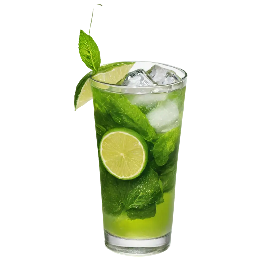 Fresh-Mojito-Cocktail-PNG-with-Lime-Slice-and-Ice-Cubes-High-Quality-Image-for-Web-and-Print