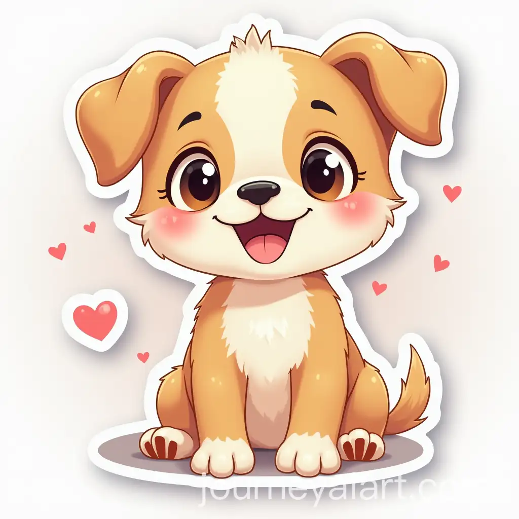 Adorable-Cute-Puppy-Stickers-with-Playful-Designs
