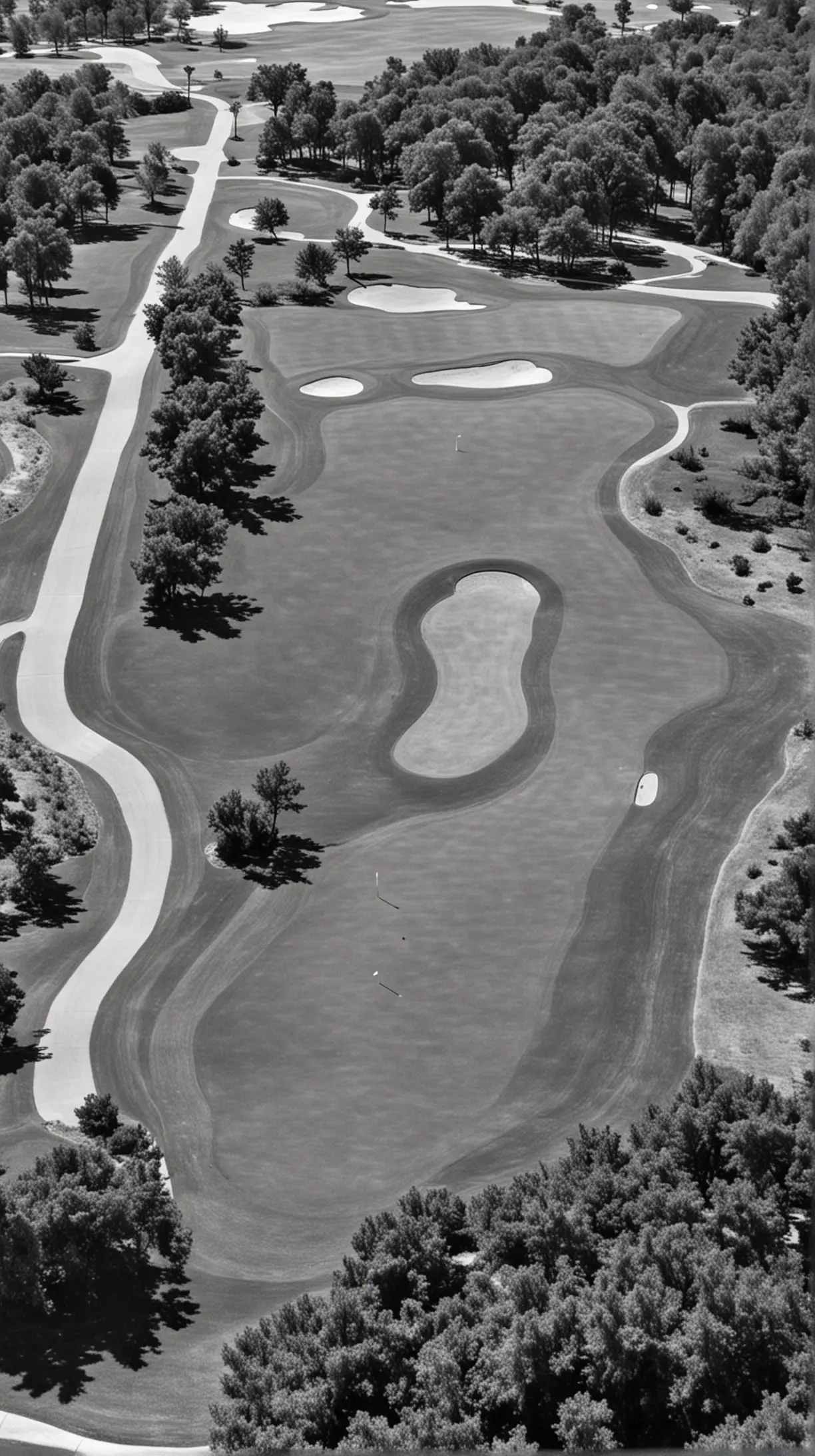 Vintage Golfers Playing on a Sunny Afternoon