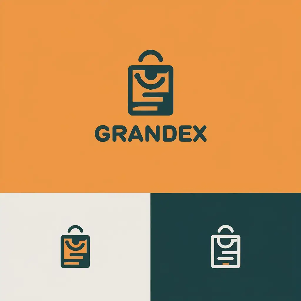 LOGO Design for Grandex Fresh Friendly with Grocery Store Vibe