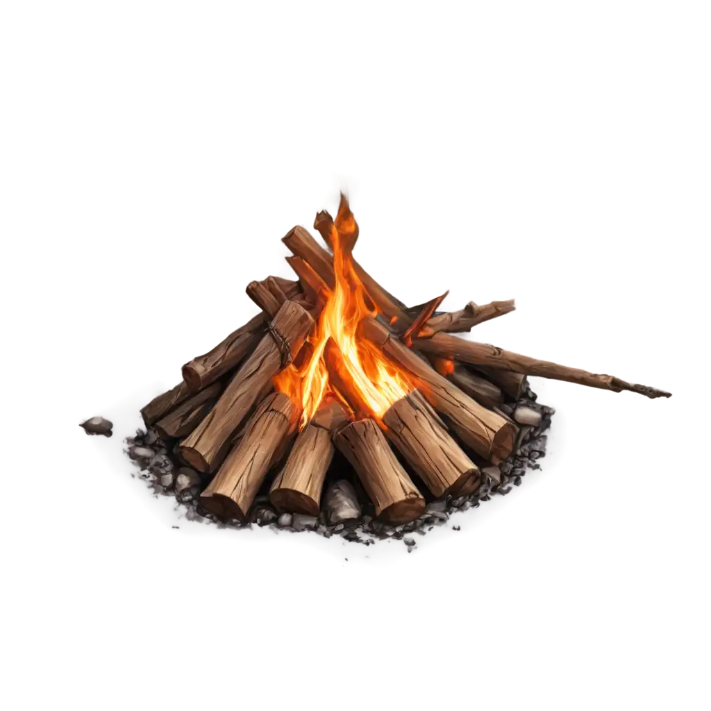 Enhance-Your-Game-Experience-with-a-HighQuality-PNG-Campfire-Image