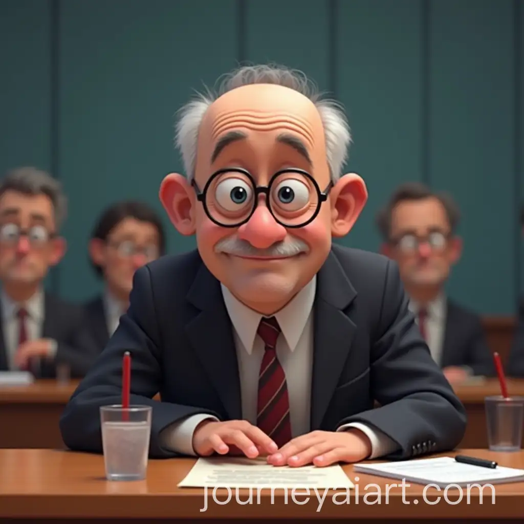 Politician-Press-Conference-in-Pixar-Style-Character-Art