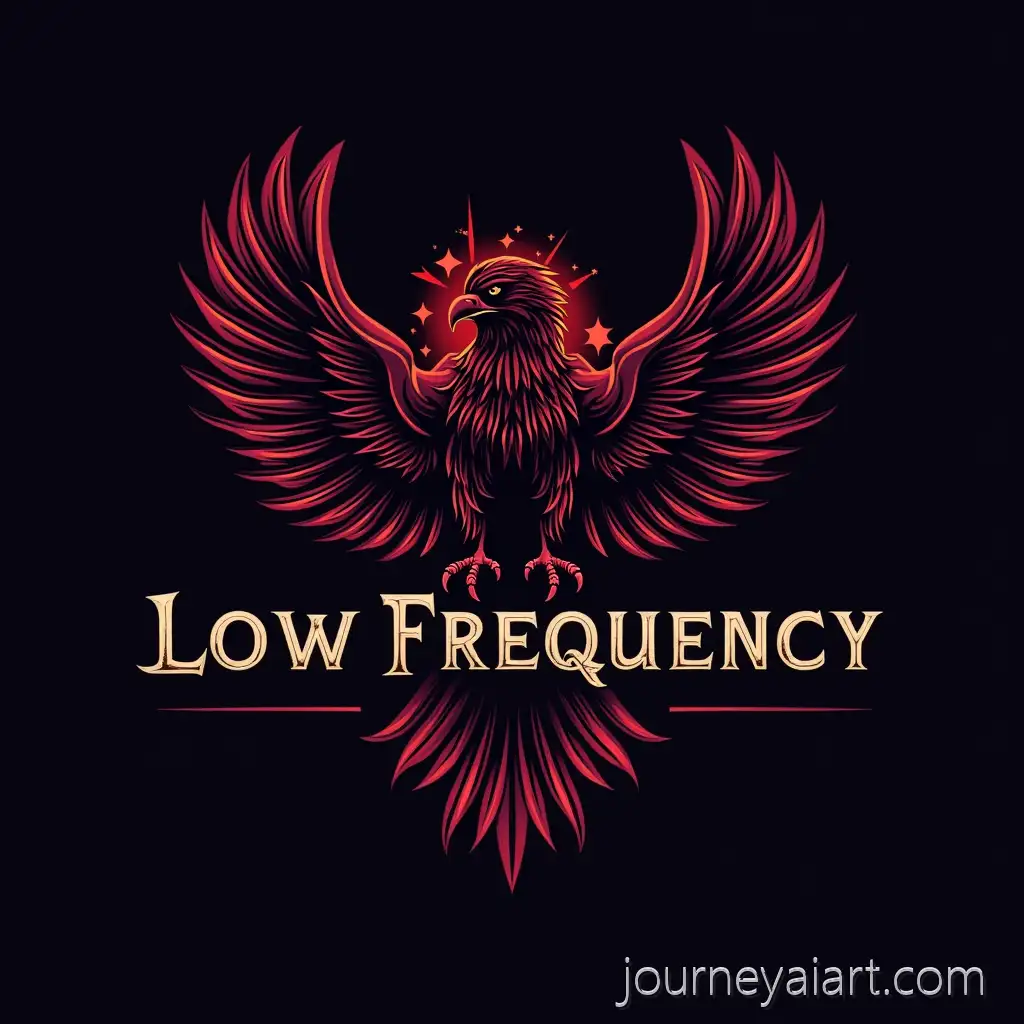 Chilean-Rock-BandRock-band-logo-design-Logo-with-Condor-Vital-Signs-and-Low-Frequency-Theme