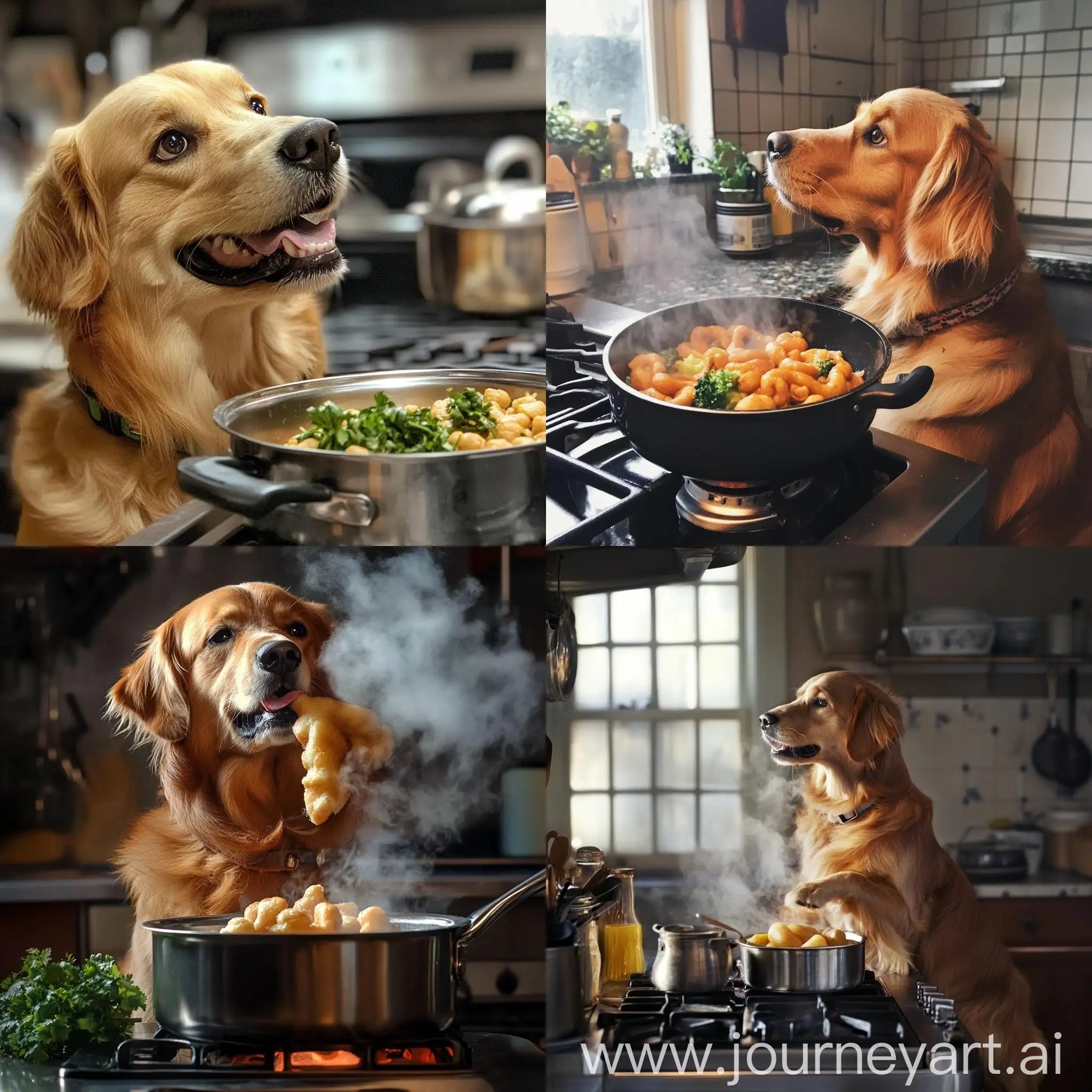 Dog-Cooking-Delicious-Food-in-Kitchen-Scene