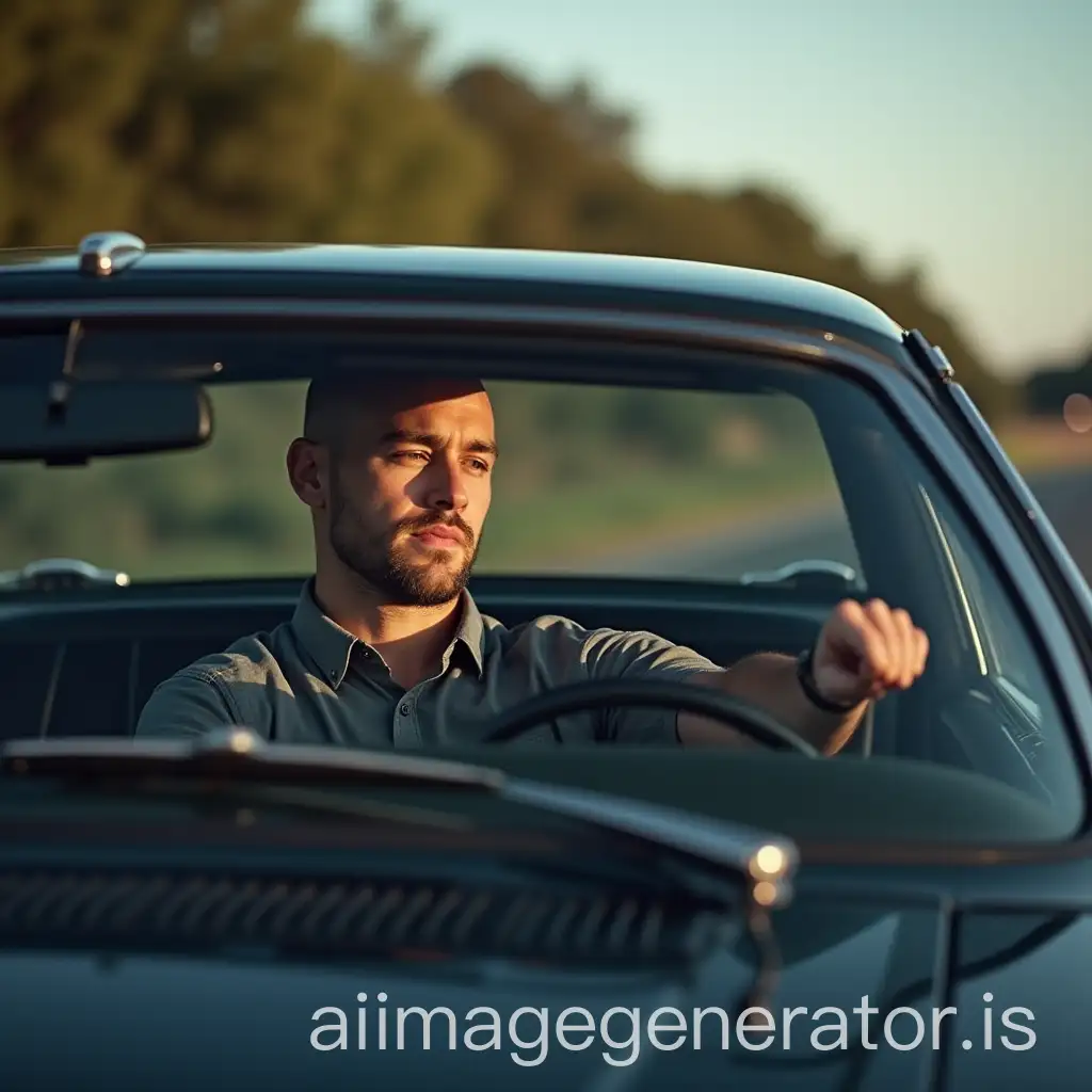 Bald-Man-withAI-Image-Prompt-Expansion-Goatee-Driving-a-Black-Car