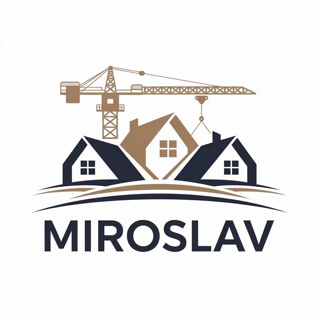 LOGO Design for Miroslav Construction of Houses KeyReady