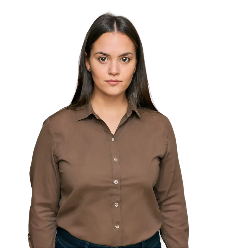 HighQuality-PNG-Image-of-a-33YearOld-American-Woman-in-Collared-Shirt